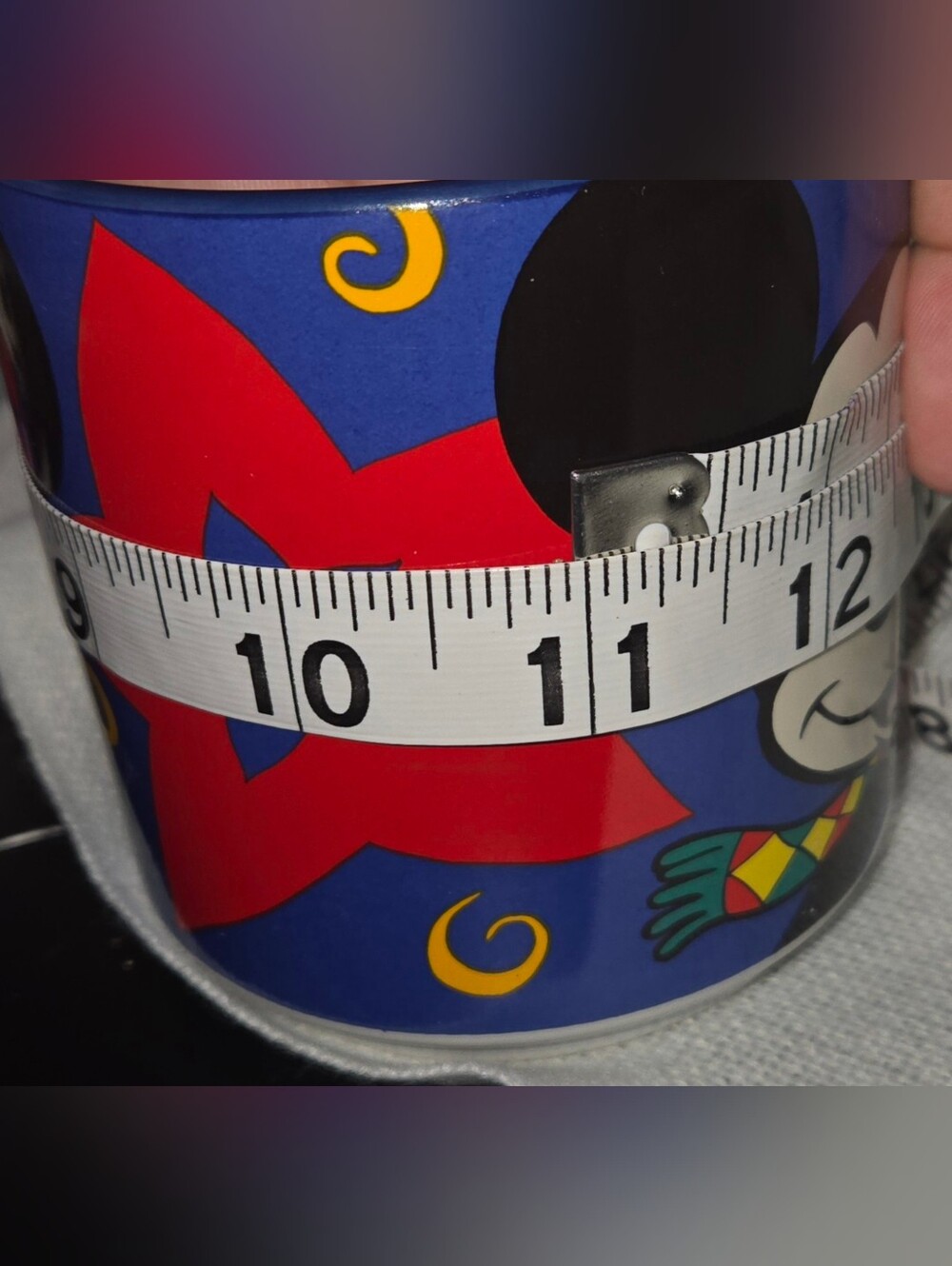 Disney Mug Set with Mickey, Minnie, and Pluto - Blue, Purple, Red - Picture 7 of 7